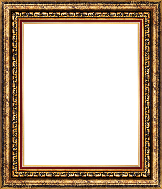 Wooden frame.